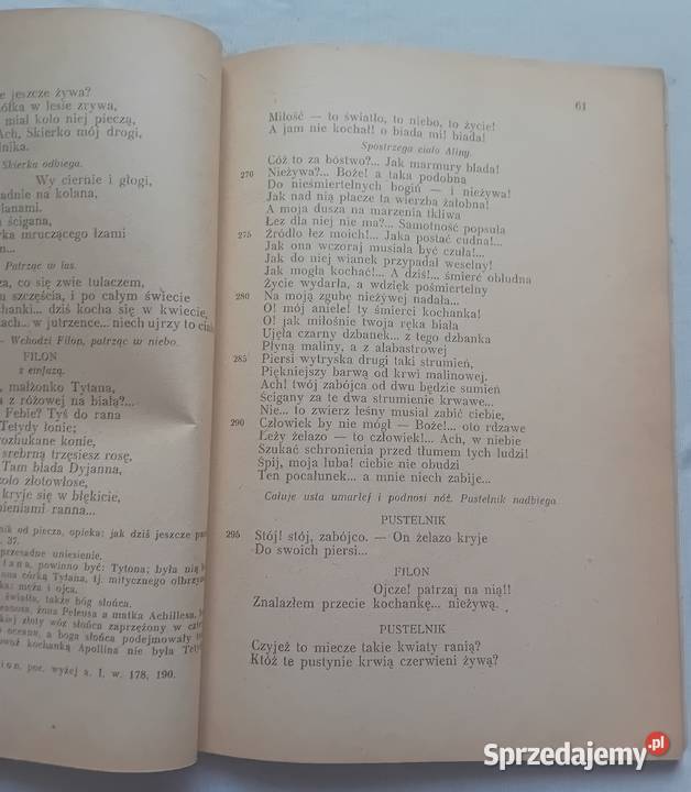 Juliusz Słowacki Balladyna Wyd MKot Kraków 1948