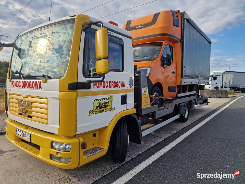 Laweta Zgorzelec holowanie Bus plandeka