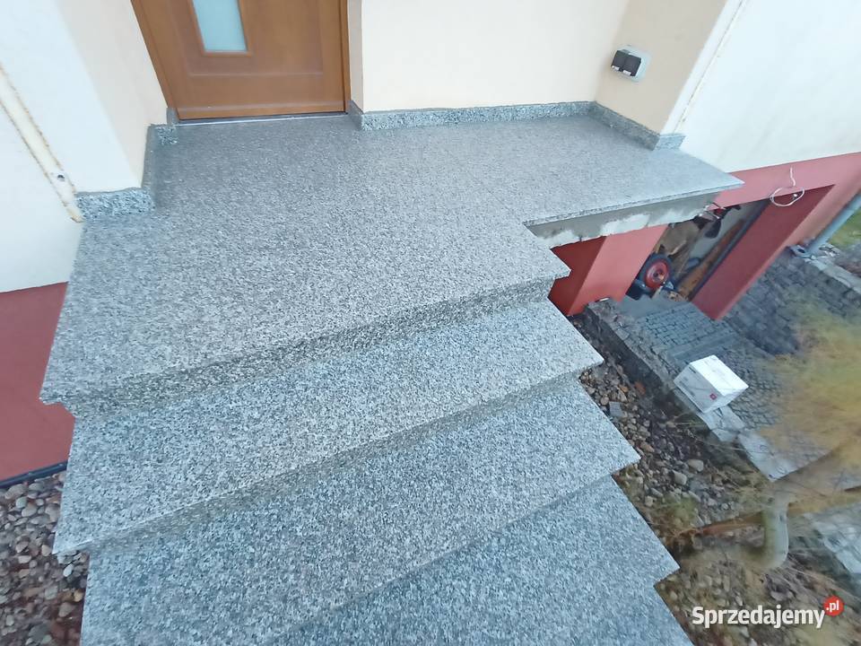 Schody parapety granitowe i marmurowe Dąbrowa Tarnowska