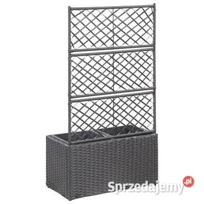 Donica z kratką i 2 wkładami 58x30x107 Warszawa