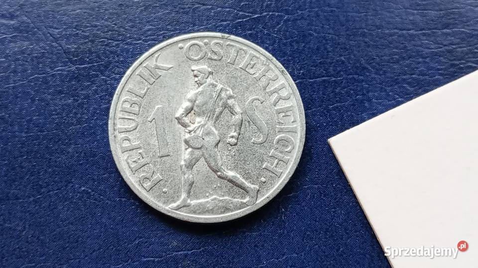 Stare monety 1 szyling 1946 Austria podkarpackie Lesko sprzedam