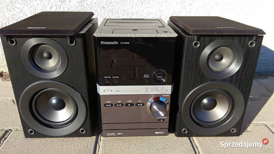Panasonic SAPM48 miniwieża z Usb Rds Wieże i miniwieże dolnośląskie Świebodzice