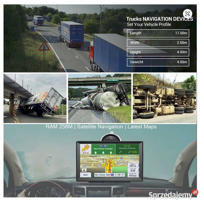 GPS Navigation 9 cal mapy Igo Primo Truck Q2 kujawsko-pomorskie Bydgoszcz