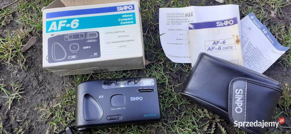 Aparat fotograficzny Sinpo AF6automatycznyna