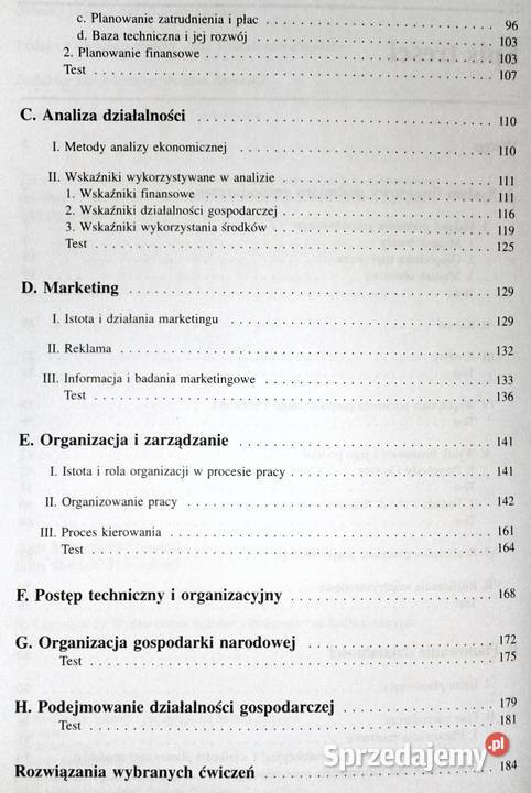 Ekonomika i organiz przedsiębiorstw Ćw cz 2 S Pozostałe Chełm