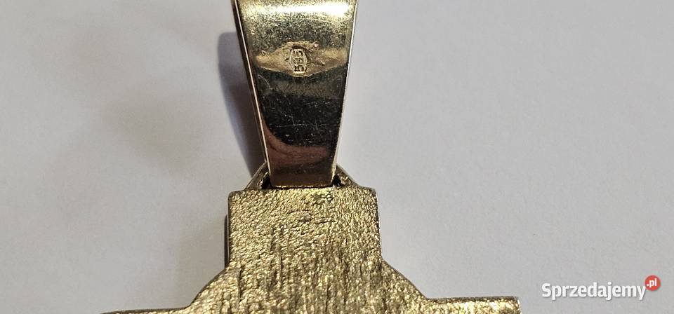 Złoty Krzyżyk Męski waga 1050 gr Piękny Nowy Szprotawa