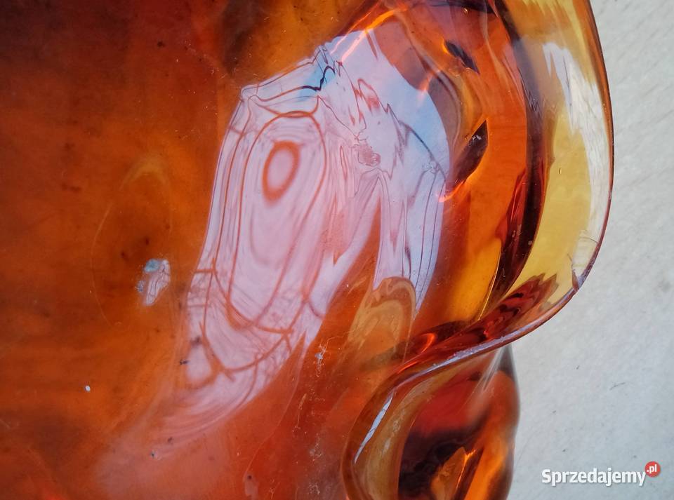 Popielniczka Huta szkła Ząbkowice Nakło nad Notecią