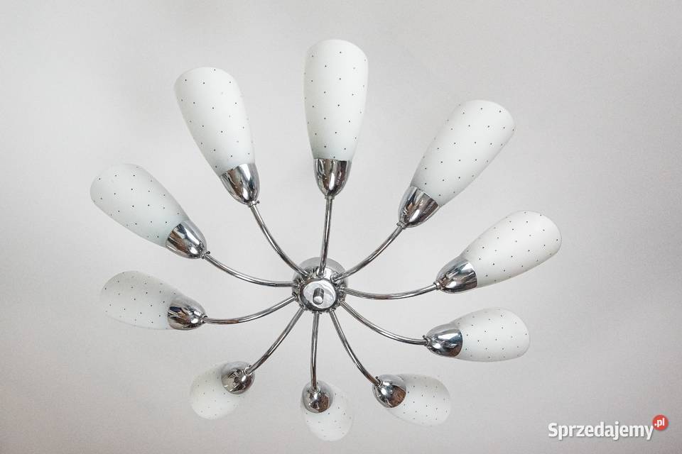 Żyrandol lata 60 Look PopArt MidCentury Vintage Dąbrowa Górnicza sprzedam