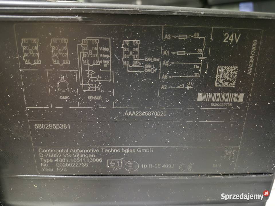 Tachograf VDO model 41 smart2 GEN2V2 Iveco lubuskie Obłotne