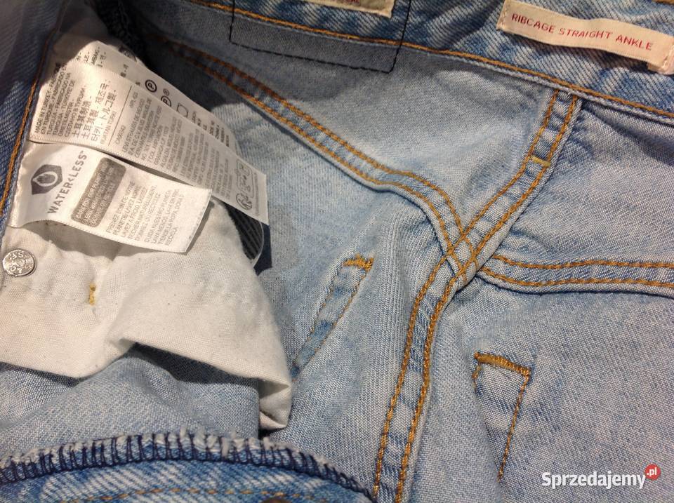 Spodnie Jeans Damskie Levis XS 25 szerokie lubuskie Nowa Sól