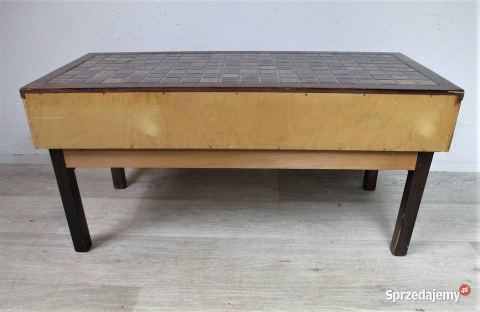 Palisandrowa konsolka Dania lata 70 Lublin