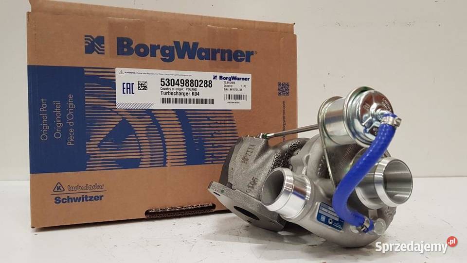 Nowa turbosprężarka BorgWarner 53049880288 Siedlce
