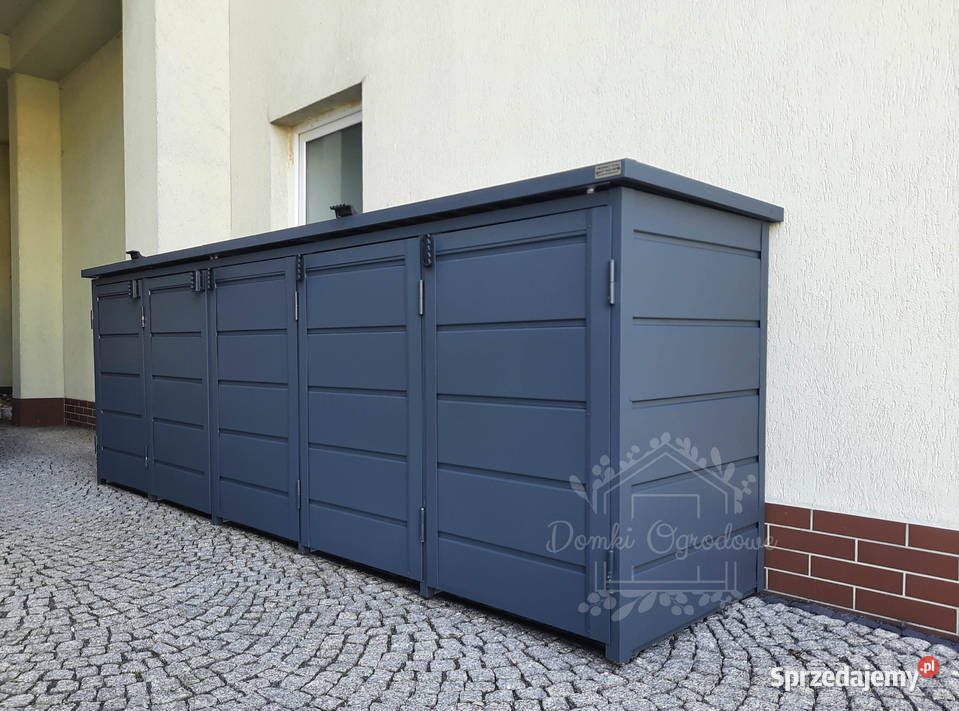 Zabudowa koszy na śmieci wiata śmietnikowa Turek