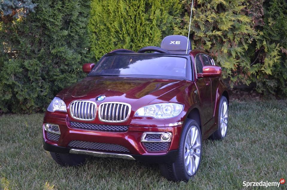 Samochód Autko BMW X6 Licencja 12V 2 Silniki Samochody i pojazdy Piekoszów