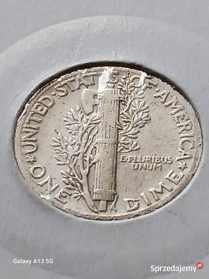 10 Centów USA 1941 r Merkury wielkopolskie Konin sprzedam