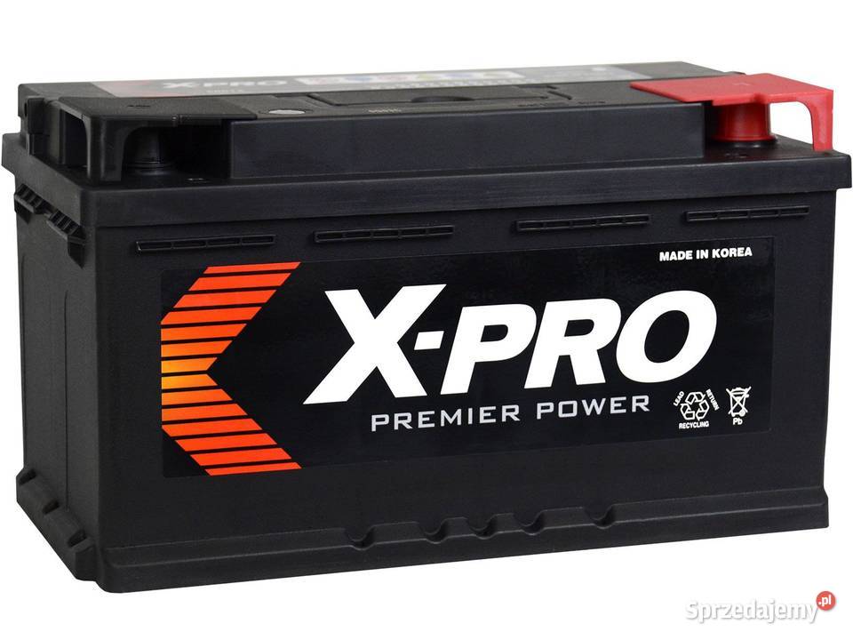 Akumulator XPRO 80Ah 680A EN niski Prawy Plus Słupsk