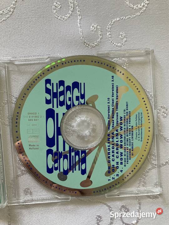 Płyta Cd Maxi Cd Single Shaggy Oh Carolina Lata rap/hip-hop Czerwionka-Leszczyny