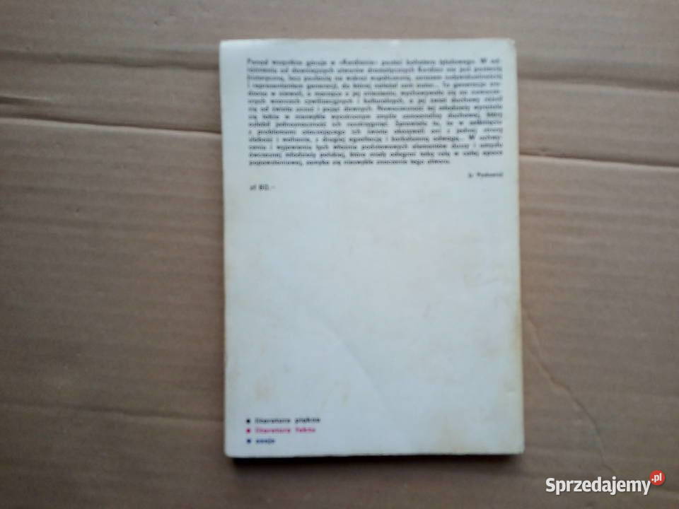 Kordian Juliusz Słowacki Rok produkcji 1982 podlaskie Sokółka