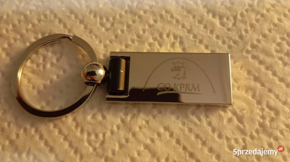 Breloczek metalowy CO KPRM Warszawa