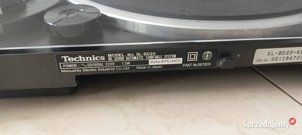 Technics SLBD20 gramofon nowa igla świętokrzyskie Sędziszów