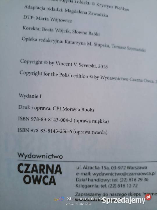 Odwet Severski książki pierwsze wydanie Kultura i Rozrywka Warszawa