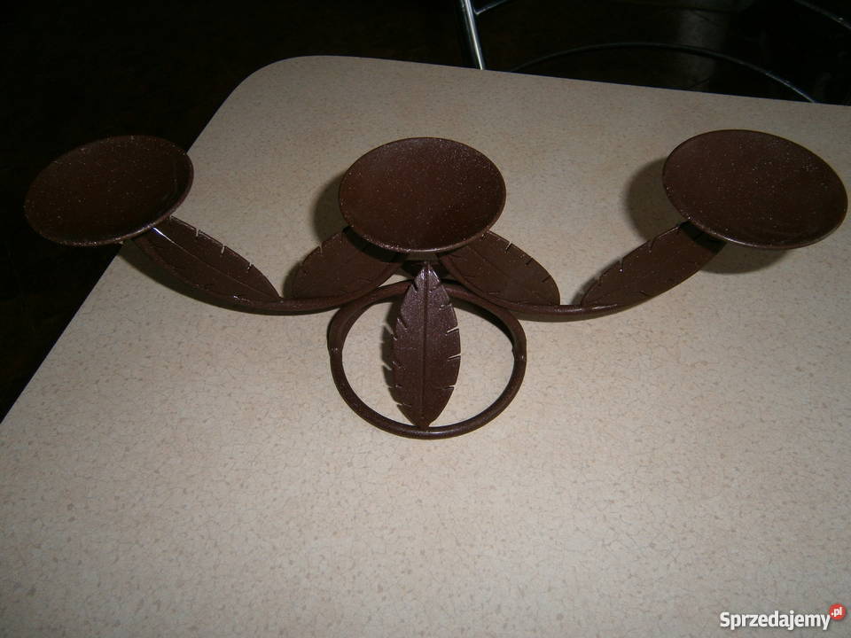 świeczniki metalowe mazowieckie