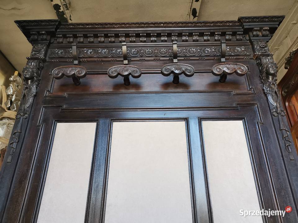Ozdobna garderoba wieszak włoski neorenesans Wałbrzych sprzedam