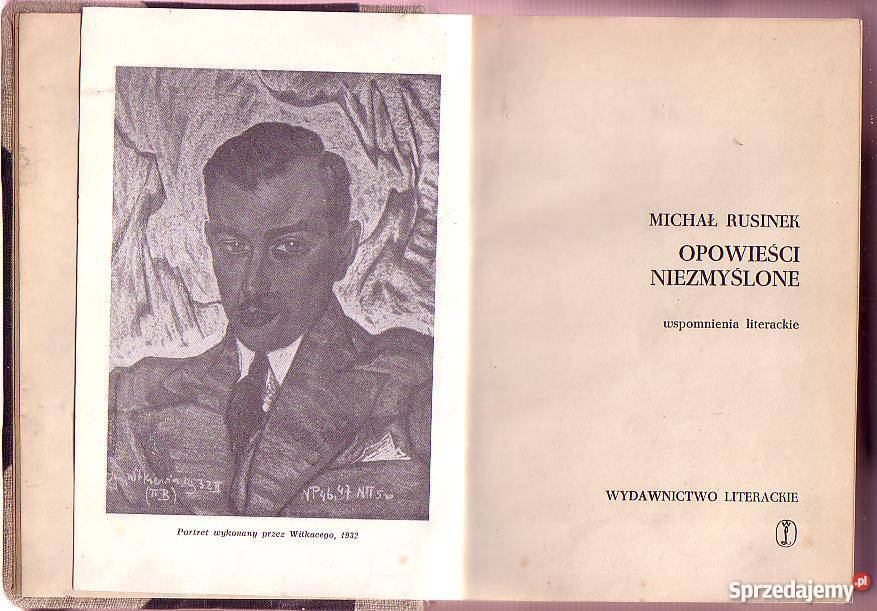 8407 OPOWIEŚCI NIEZMYŚLONE MICHAŁ RUSINEK literatura piękna - proza polska małopolskie Czyrna