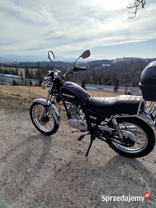 Motocykl Suzuki gn 125 klasyk jazda na kat B Rdzawka