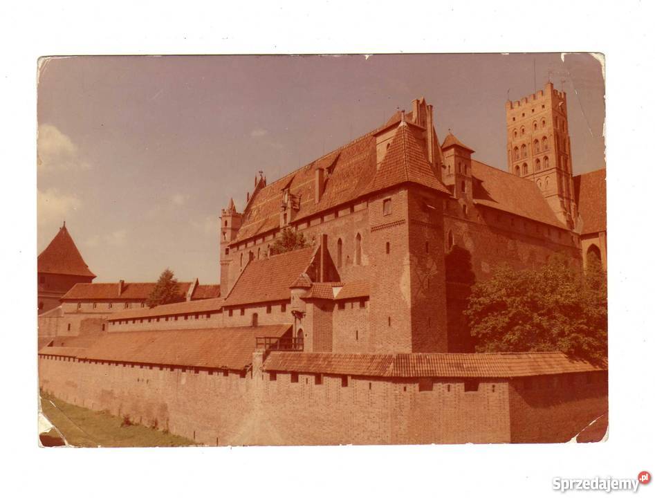 MALBORK ZAMEK POKRZYŻACKI POCZÓWKA BARWNA Krynki