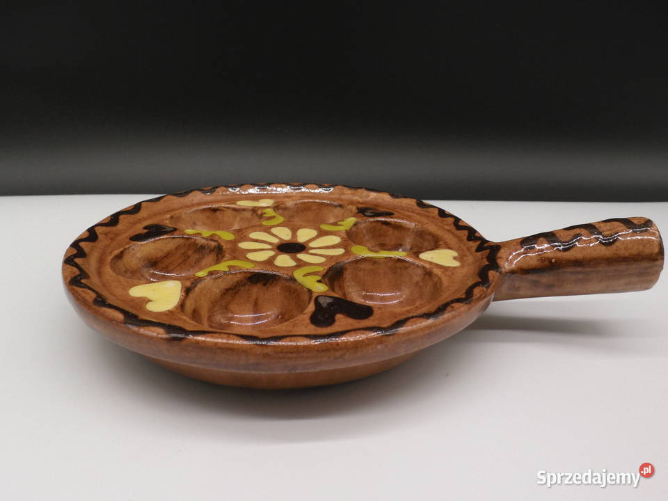 Ceramiczne naczynie do serwowania ślimaków Porcelana i szkło Raszków sprzedam