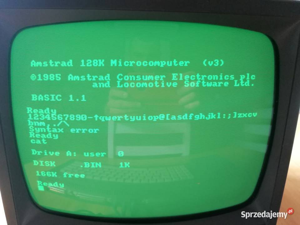 Sprzedam 2 x Amstrad CPC 6128 z unikatową Pozostałe Baranów