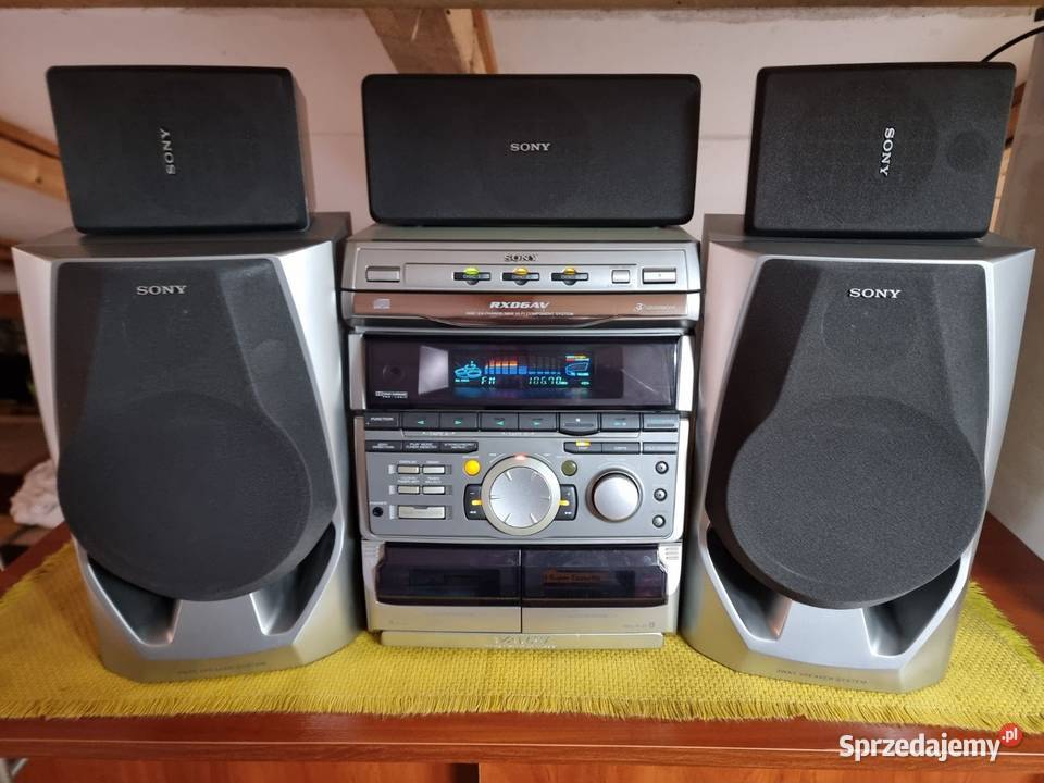 Wieża Sony RXD6AV Wieże i miniwieże Szczecin