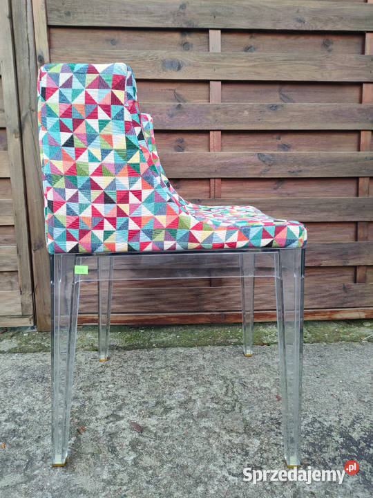 Krzesło Mademoiselle Kartell Starck unikat mazowieckie Warszawa