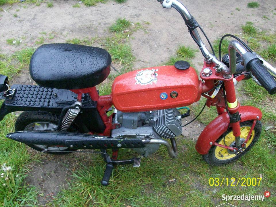 Motorynka 1990 zarejstrowana silnik łańcuch podkarpackie Sokołów Małopolski