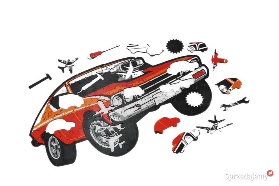 Puzzle Drewniane Premium EKO Układanka Muscle Łódź