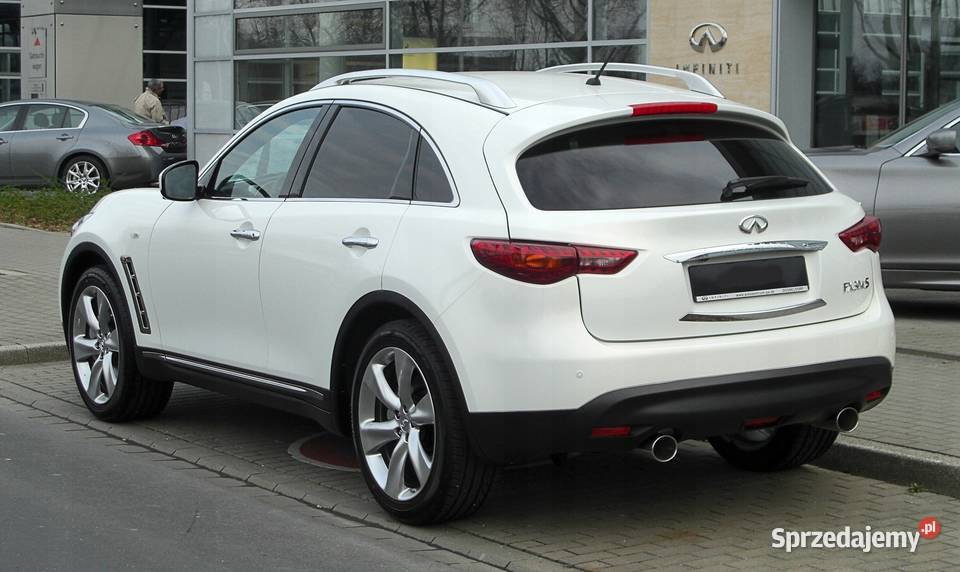 DRZWI LEWE TYŁ BIAŁE LAKIER INFINITI QX70 FX30d Nowy Tomyśl