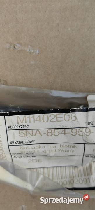5NA854959 GRU VW Seat nakładka na błotnik małopolskie