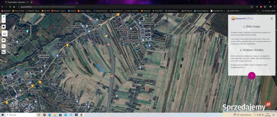 Sprzedam działkę 200m Lublin