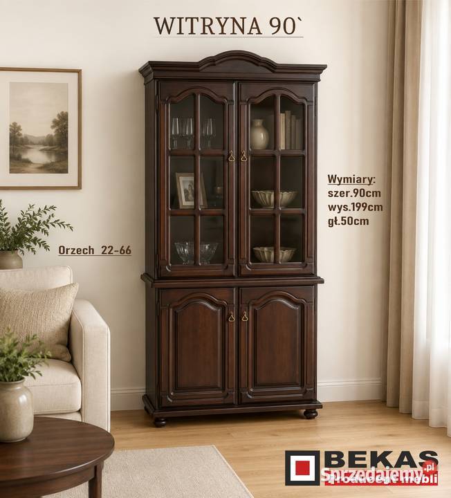 Kredens Witryna 90 FLOT Przeszklony Producent Dębica