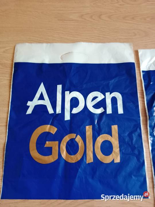 Kultowe reklamówki ALPEN GOLD Vintage lata 9000 Ruda Śląska
