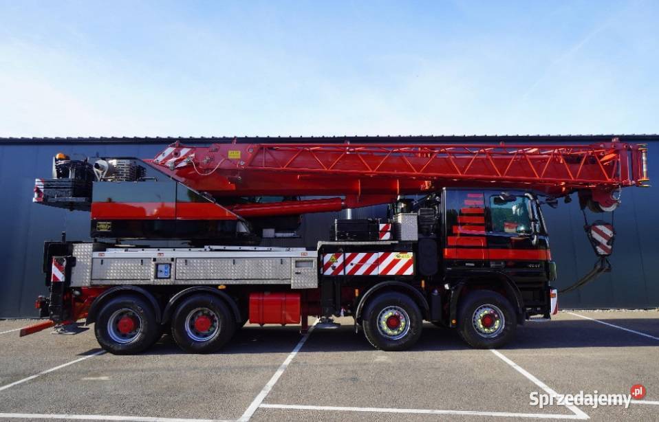 Dzwig samochodowy FAUN HK 60 Mercedes Actros 8x4 ogranicznik prędkości