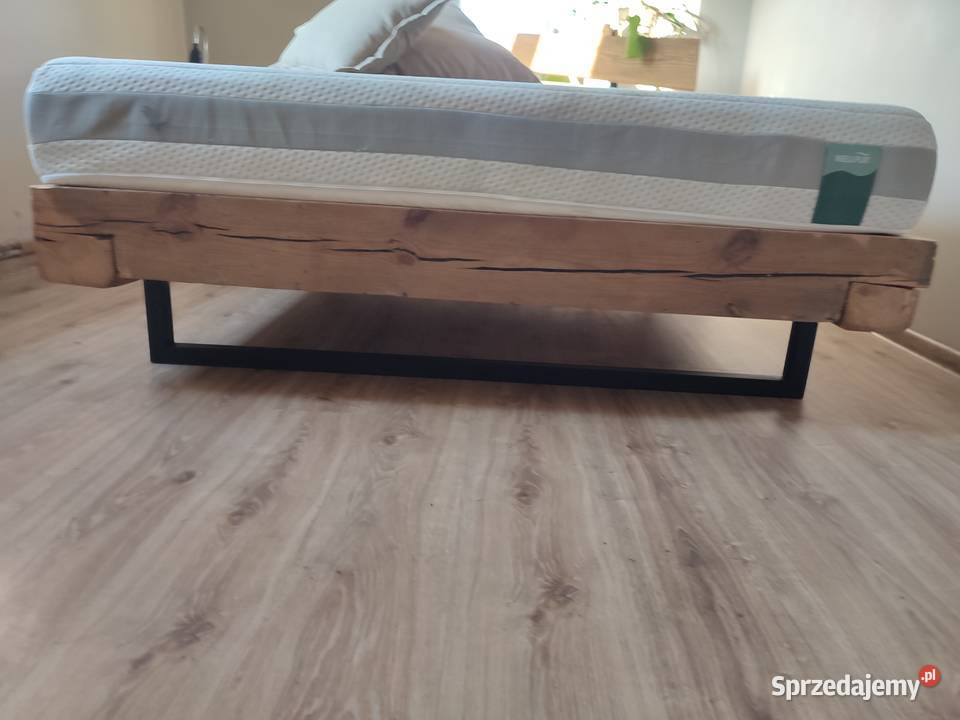 Łóżko z belek plus materac Nowa Wieś