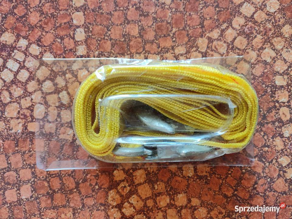 Lina holownicza nylonowa 4 t 320 m żółta