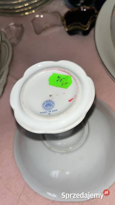 Patera na nodze Syg Freiberger Porzellan Made in pomorskie Gdańsk