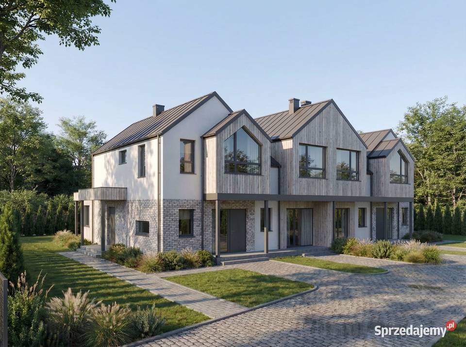 Dom GreenNest 4 pokojowy Garaż 106 m2 ogródek metalowe mazowieckie Marylka
