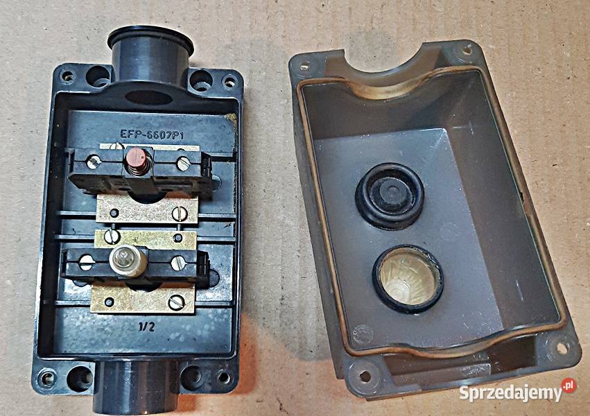 Kaseta sterownicza 1 przycisk plus żarówka IP 65