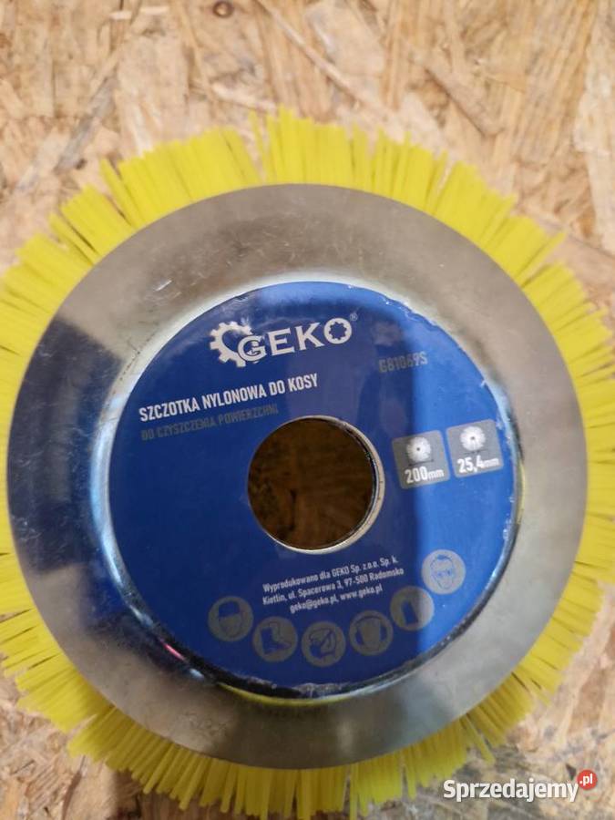 Szczotka nylonowa do kosy 200x254mm do Głogowa