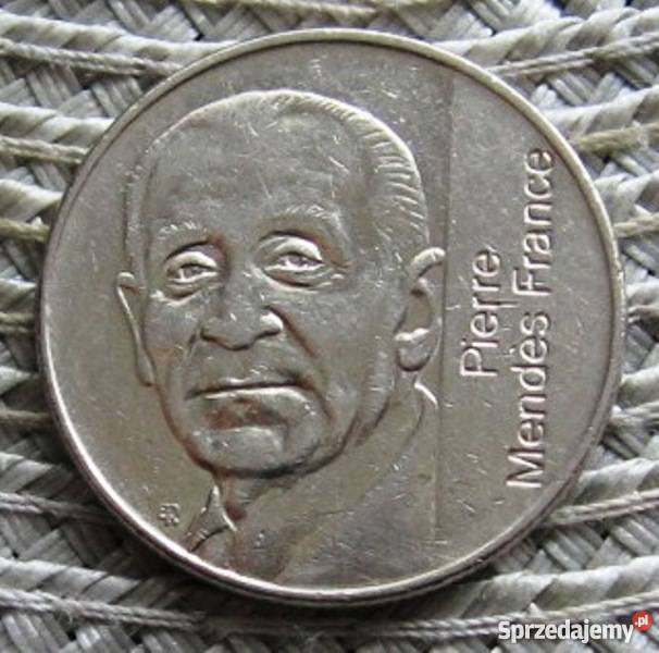 Francja 5 Franków 1992rPierre Mondes2 Kalisz