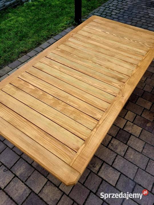 Meble ogrodowe drewniane składane meble tarasowe Kalety sprzedam